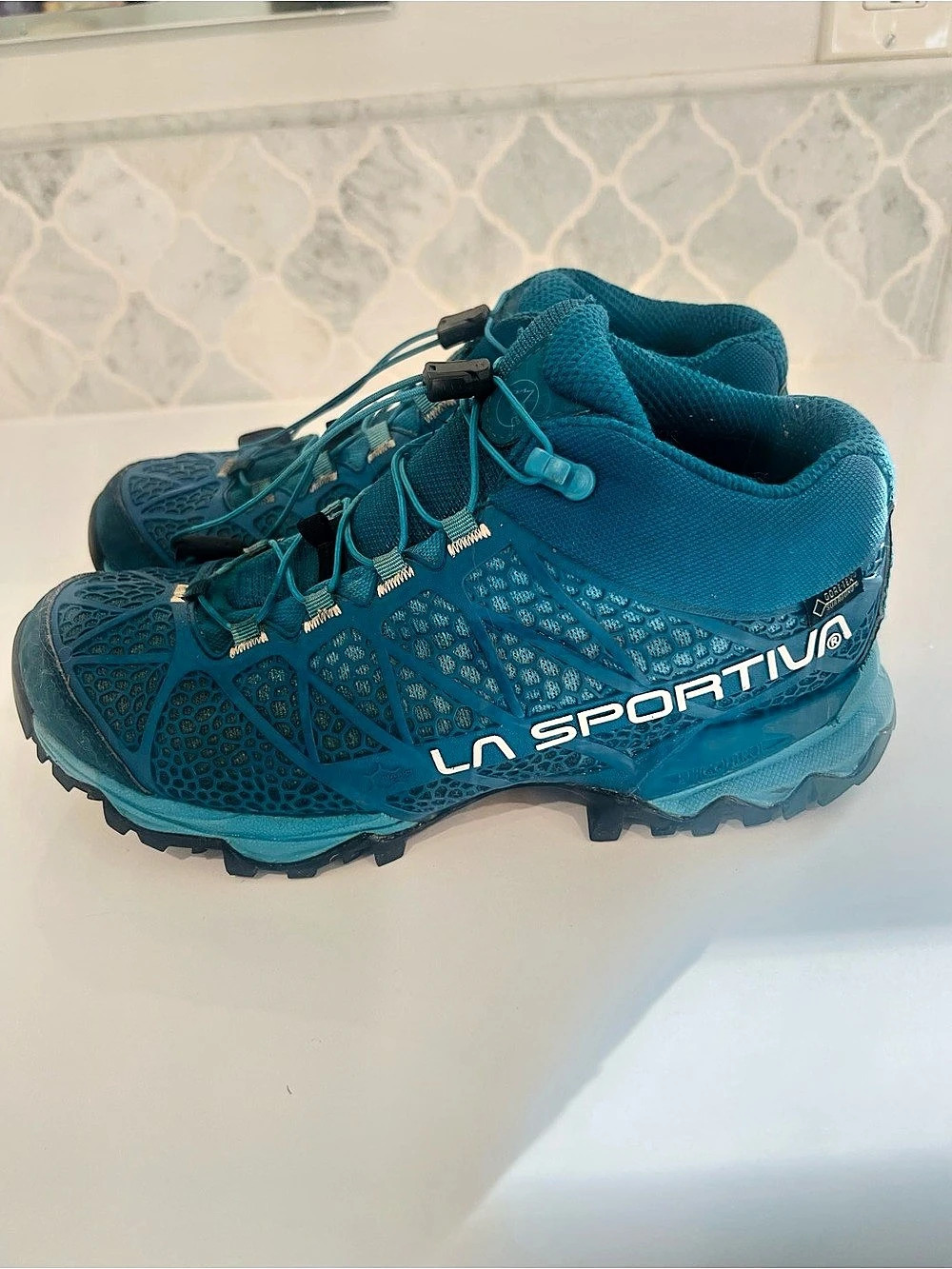 La Sportiva Ultra Raptor II Mid GTX Trail Hiking Shoes US 8.5 Blue